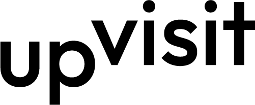 UpVisit Logo in black